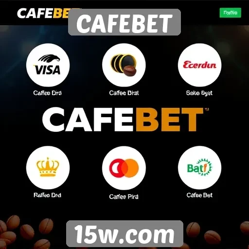 Opções de pagamento disponíveis no CAFEBET